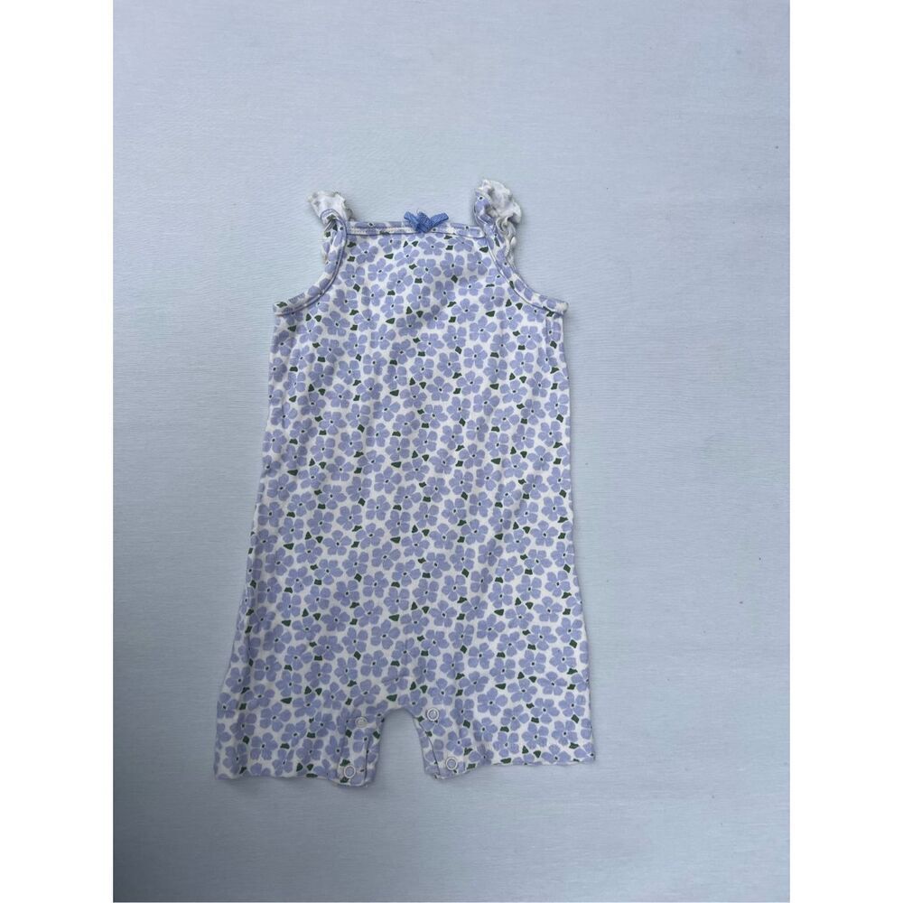 Touched by Nature Baby Girl Organic Cotton Romper size 9-12 months